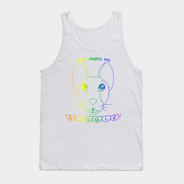 You Make Me Boggle! (Rainbow Version) Tank Top by Rad Rat Studios